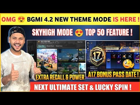 BIG UPDATE 😍 Next Bonus Pass in Bgmi | Skyhigh Spectacle Bgmi Features | Next Ultimate Set