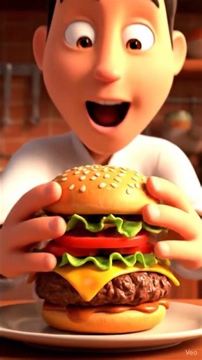 Mouse Chef Makes a Delicious Burger | Pixar-Style Animated Short