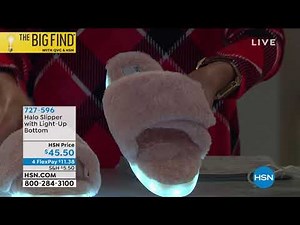 Halo Slipper with\nLightUp Bottom
