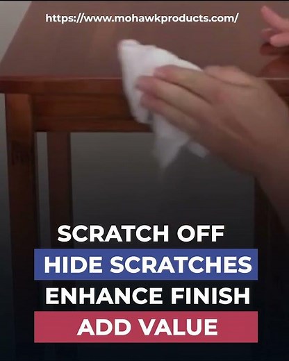How to remove scratches from furniture #diy