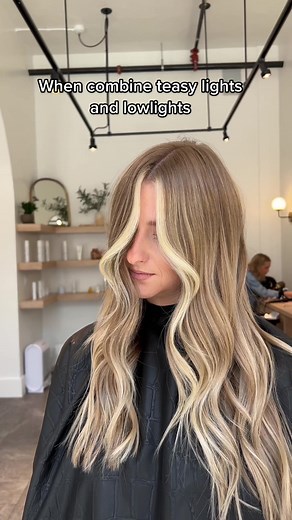 Seamless Balayage with Teasy Lights and Lowlights