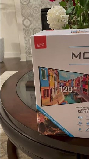 iLIVE POP-UP MOVIE THEATER KIT #screenprojector