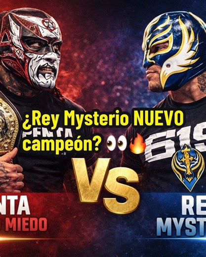 ¡Y el NUEVO campeón! 🔥 Rey Mysterio derrota a Penta El Zero Miedo para convertirse en el nuevo campeón Intercontinental. Y lo más increíble… ¡Dominik Mysterio NO hizo trampa! 👀 #WWE #Gaming #PentaZeroMiedo #WWEFans #ReyMysterio