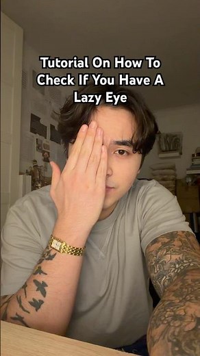 How To Check If You Have A Lazy Eye… #lazyeye #trending #tutorial