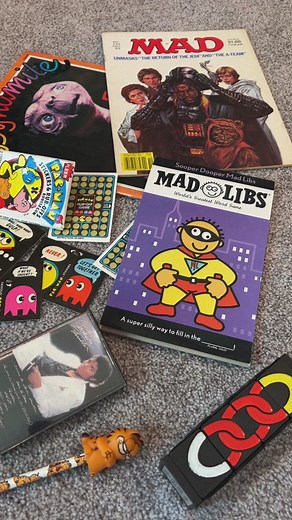 How many of us grew up playing with Mad Libs? Fill in the blanks with a noun, adjective, verb and other often inappropriate words and then read the story back while laughing with your friend. Simple good fun as a kid in the 80s and beyond. . . #nostalgic #retro #80s #game #memories #childhood #genx #throwback