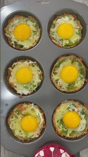 Hash brown Egg Cups | Breakfast Cups Recipe | Breakfast Egg Recipe