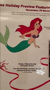 1990 Disney Channel Free Preview Collectible Ad #disneychannel #retrocollectibles