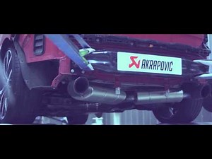 VW Golf (VII) GTI with Akrapovič Evolution exhaust system