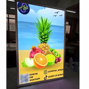 [Hot Item] Wholesale LED Slim Light Box Restaurant Menu Board LED Light Frame