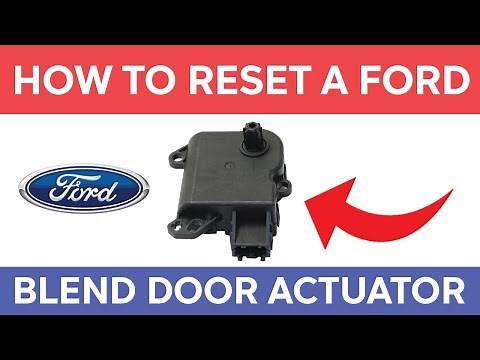 How to Reset a Ford Blend Door Actuator