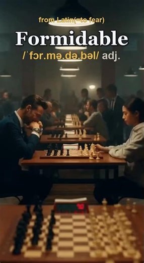 Formidable meaning — So powerful you can’t easily challenge it