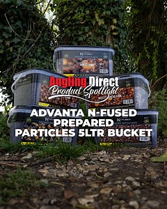 Advanta N-Fused Prepared Particles 5ltr Bucket 🛒 https://www.anglingdirect.co.uk/advanta-5ltr-bucket 10% Off Advanta until 31st May, grab yourself a deal.💰⁠ Bait is one of the most essential elements of your angling arsenal and, as dedicated anglers themselves, we're always on the hunt for new products and mixes to set bait apart from the rest on the bank. This 5ltr Bucket size of the Advanta N-Fused Prepared Particles, is ideal for the angler who is on the bank week in and week out and it ens