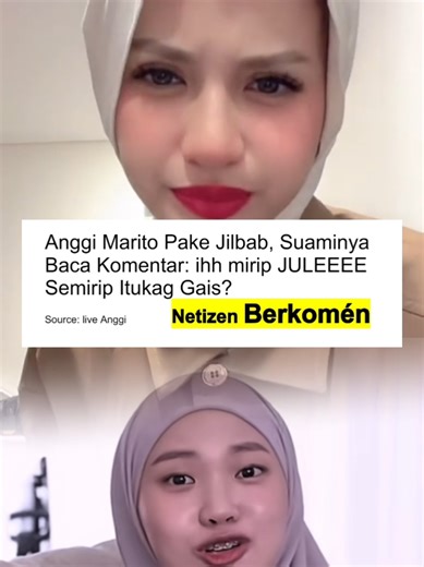 Mirip Jule: Anggi Marito dengan Jilbab