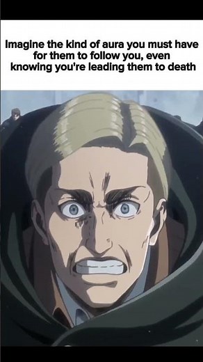 『Erwin’s Final Speech』The Aura of a True Leader | AOT AMV Edit | Beast Titan Charge #aotamv #anime