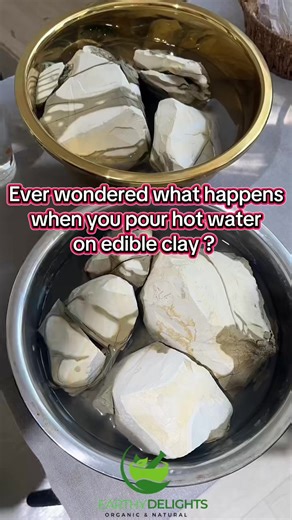 Understanding Edible Clay Reactions with Hot Water