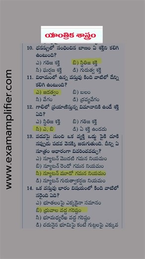 Most Important Physics MCQs for RRB