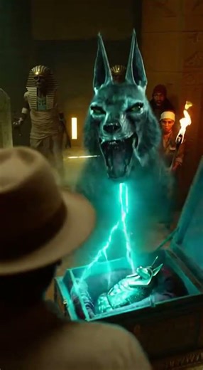 Guardian of the Cursed Treasure Chamber #ancientegypt #pyramidsofegypt #egyptianmythology