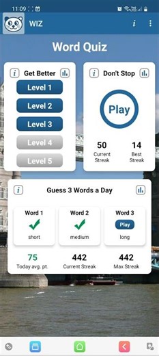 WIZ - Word Quiz - Guess 3 English Words a Day #5-443 #games #wordpuzzlegame #wordgames