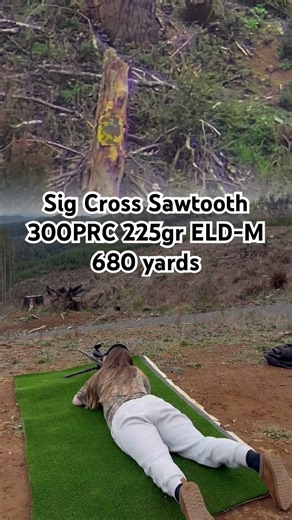 Sig cross sawtooth at 680 yards #sigcross #shooting #longrangeshooting