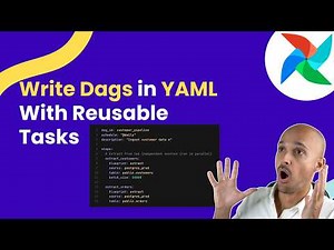 Airflow Blueprint: Define DAGs in YAML with Reusable Templates