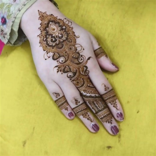 Beautiful Simple Mehndi Design 💖 Pakistani Style 2026 #henna #mehndiart #mehndidesign #arabicmehndi