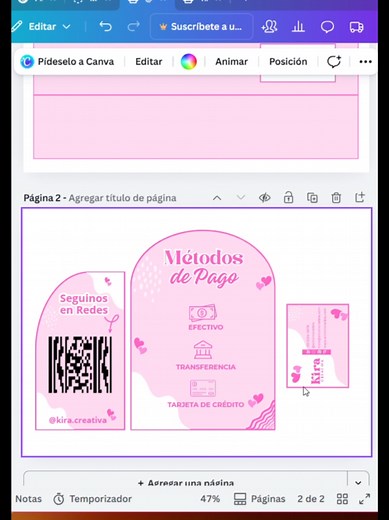 Plantilla Editable de Exibidor para Feria - Dos Tamaños