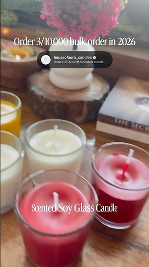 Scented soy wax candle #candles #diy #gifting #candlemaking #homedecor