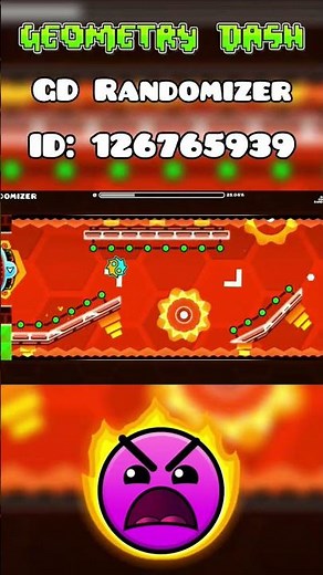GD Randomizer in Geometry Dash #gd #robtop #geometrydash #shorts