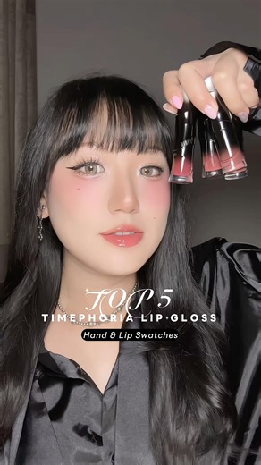 SWATCH MY TOP 5 LIPGLOSS #lipswatch #lipgloss #glossylip #makeup #beauty #shorts