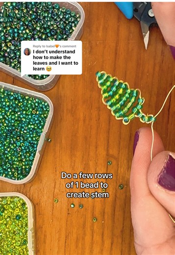 DIY Beaded Plant Leaves Tutorial for Craft Lovers