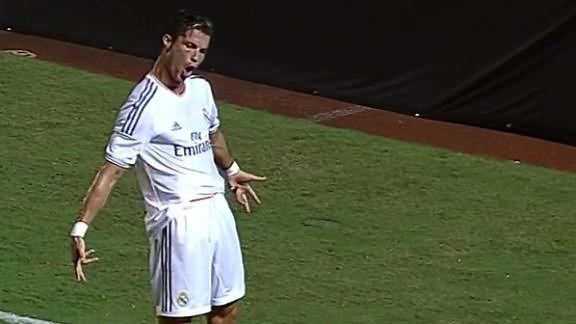 The first time Cristiano Ronaldo hit his iconic 'SIUUU' celebration