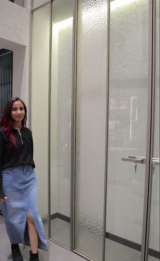 14ft Tall Aluminium Glass Door | Luxury Modern Interior Statement by KOIL