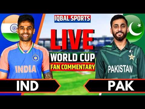 🔴Live: India vs Pakistan, T20 World Cup | IND vs PAK Live | Live Cricket Match Today, 1st Innings