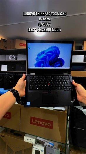 Alem Informatique on Instagram: "💻LENOVO THINKPAD X380 Yoga / 8th I5-8250U / 8Go DDR4 / 256SSD / 13.3” Tactile Convertible 💻 🔹Cpu : Intel® Core™ i5-8250U (1.6 GHz base frequency, up to 3.4 GHz with Intel® Turbo Boost Technology, 6 MB cache, 4 cores) 🔹Ram : 8Go DDR4 2400MHz 🔹Carte graphique : Intel UHD Graphics 620 🔹Disque : 256Go SSD NVMe 🔹Écran : 13.3” Full HD (1920x1080), Tactile x360 🔹Clavier : QWERTY, Lumineux PRIX : 55000da💰 ‼️Fourni avec Chargeur d’origine et cartable‼️ ▫️Livraiso