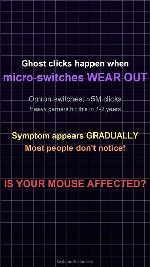 Is your mouse double-clicking itself? Ghost Click Test #shorts