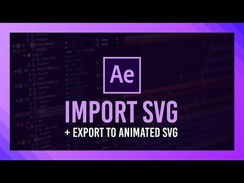 Import SVG to Shapes + Render to SVG | After Effects Guide