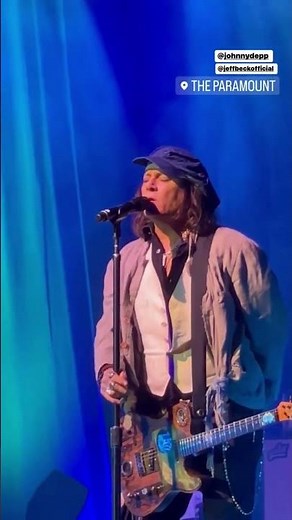 Johnny Depp and Jeff Beck live October 14, 2022 #shorts