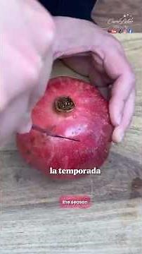 My favorite way to clean a pomegranate (no stains or mess)