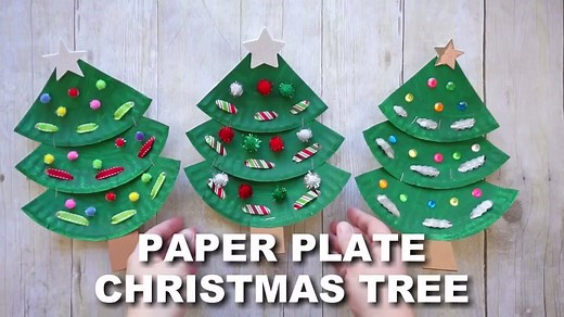 16K views | Paper Plate Christmas Tree Craft -I love the lacing work in this cute craft! https://iheartcraftythings.com/paper-plate-laced-christmas-tree-craft.html | I Heart Crafty Things | Facebook