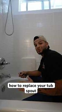 How to replace your tub spout! 👨🏻‍🔧 #realestate #diy #sandiego #emergencyplumbing