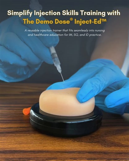 💉 Ready to elevate your skills lab? Teaching Injection Skills Made Simple with The Demo Dose® Inject‑Ed™ — a reusable, lifelike trainer for IM, SQ, ID & Z‑track injections, now in a three-pack of diverse skin tones! 🧑🏽‍⚕️👩🏻‍⚕️👨🏿‍⚕️ Perfect for nursing and healthcare education. 🌟 Learn more: https://www.pocketnurse.com/default/10-81-8625-demo-doser-inject-ed-trade-injection-trainer-diversity-three-pack #Simulation #NursingEducation #HealthcareTraining #InjectionSkills #SkillsLab #Diversit
