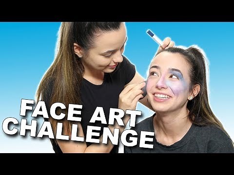 Face Art Challenge - Merrell Twins
