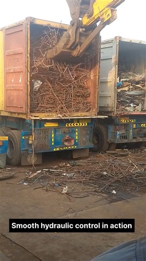 In this video, we show how an excavator loads scrap rebar quickly and efficiently. Watch how the powerful hydraulic arm handles heavy steel pieces with ease — perfect for scrap yard operations and metal recycling. #ScrapYard #RebarLoading #ExcavatorPower #MetalRecycling #HeavyMachinery #ScrapWork #ConstructionRecycling #HydraulicExcavator #ScrapBuyerUAE #WorkInProgress #usa #uk #230k | Scrap Buyer UAE