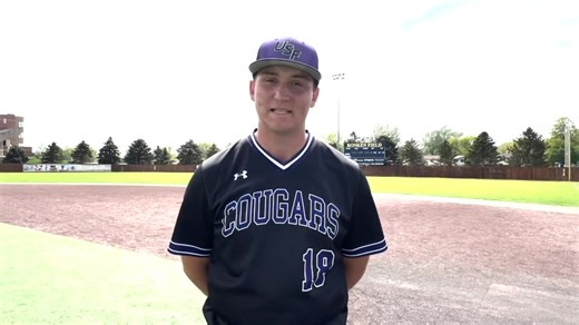 Hear from University of Sioux Falls Cougars student-athlete Jaxon Haase after the Cougars win over St. Cloud State in the Game 2 of the 2025 #NSICBase Tournament. #YourTimeToShine | Northern Sun Intercollegiate Conference (NSIC)