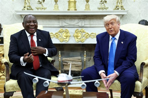 WATCH: Trump confronts South African president over baseless claim of targeted killings of white farmers