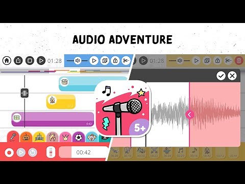 Audio Adventure App 🎤🎶 Creative sound studio for children