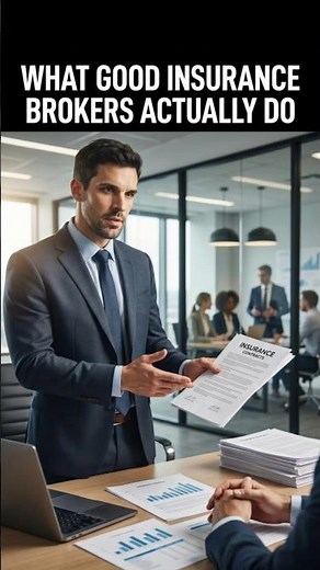 What Good Insurance Brokers Actually Do #shorts