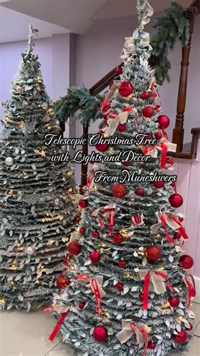 🎄✨ Set up the magic in minutes! Our Telescopic Christmas Tree comes complete with lights and décor — no fuss, just festive sparkle. Perfect for effortless holiday style and instant Christmas cheer! 💫 Available at #muneshwersguyanano1eventstore 📌Prices mentioned in the video. #TelescopicTree #ChristmasMagic #HolidayDecor #EasySetup | MuneshwersLtd-Guyana's #1 Events Store