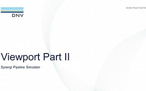 管道设计和在线预测、泄漏监测水力模拟仿真软件 - Synergi Pipeline Simulator Viewport part II