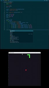 Coded a Simple Snake Game in Python 🐍 || #games #shorts #python